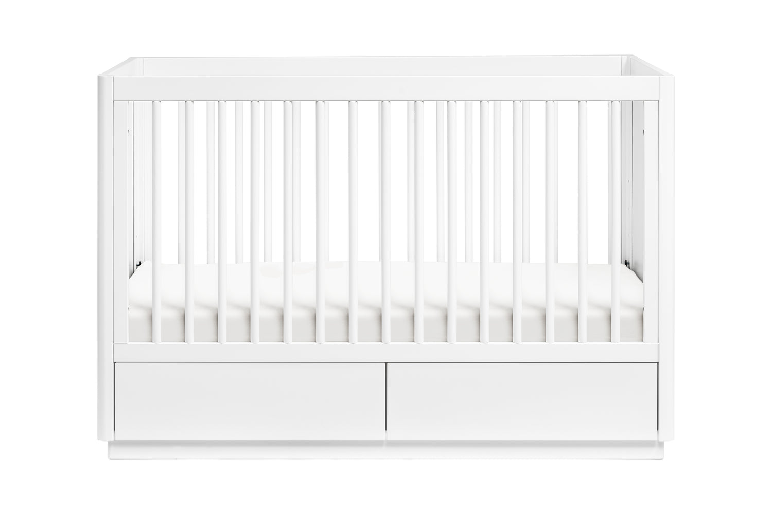 Bento 3-in-1 Convertible Storage Crib with Toddler Bed Conversion Kit