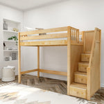 High Loft Bed with Stairs