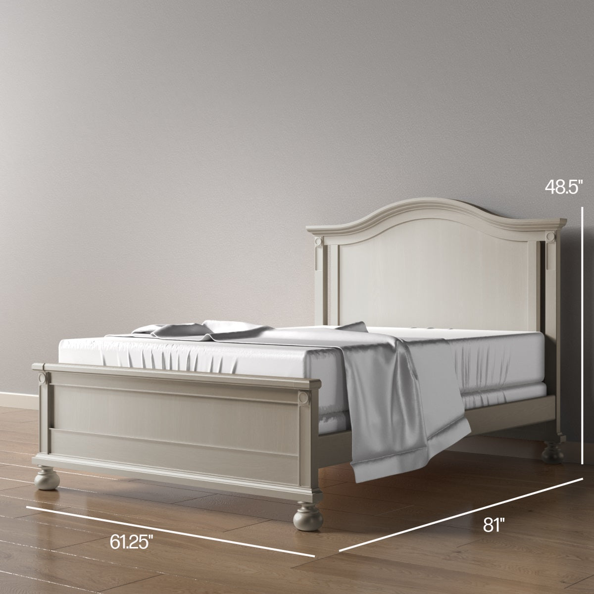 Dakota Full Bed / Solid Back