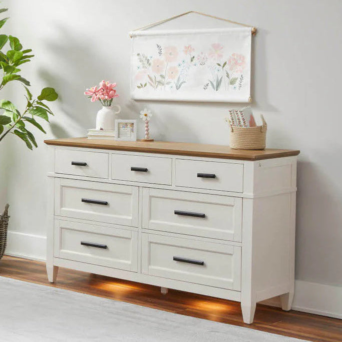 Parker House Artisan 7-Drawer Dresser with Lights
