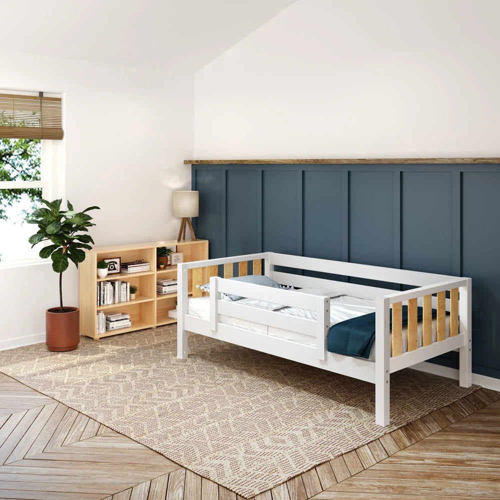 Double Low 6 Shelf Bookcase
