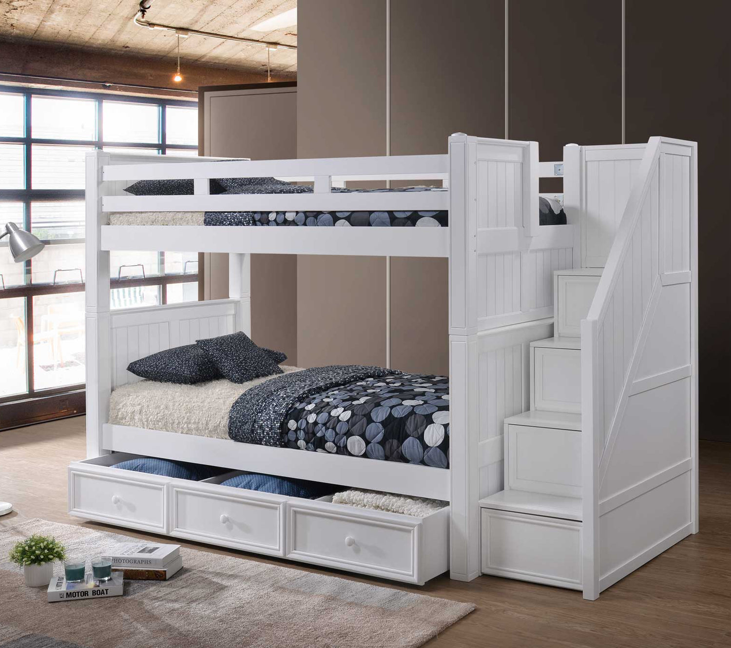 Cambridge Twin over Twin Ladder or Stairs