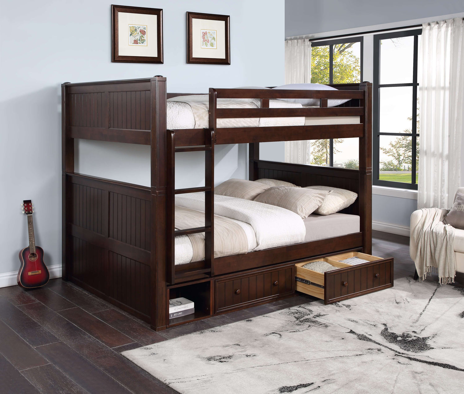 Richmond Queen over Queen Bunk Bed