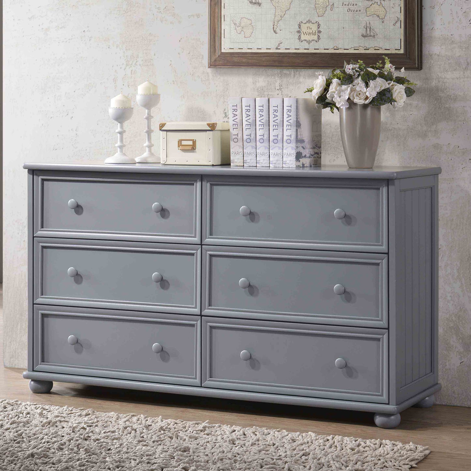 Cottage Collection 6 Drawer Dresser