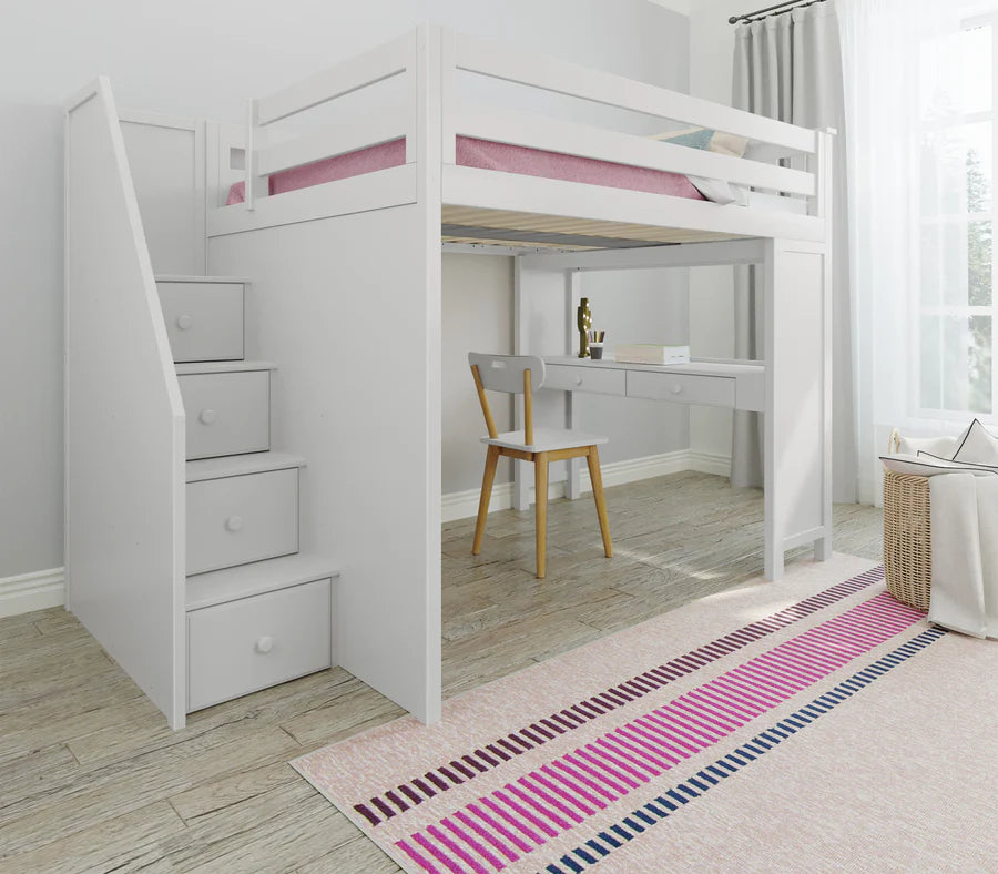 Fulham Full-Size Loft With Staircase + Desk