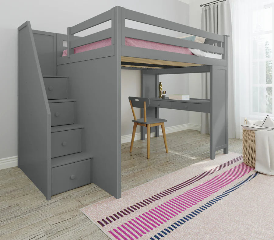 Fulham Full-Size Loft With Staircase + Desk