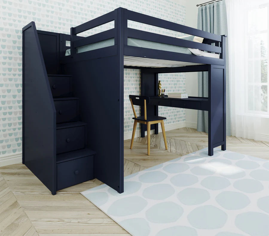 Fulham Full-Size Loft With Staircase + Desk