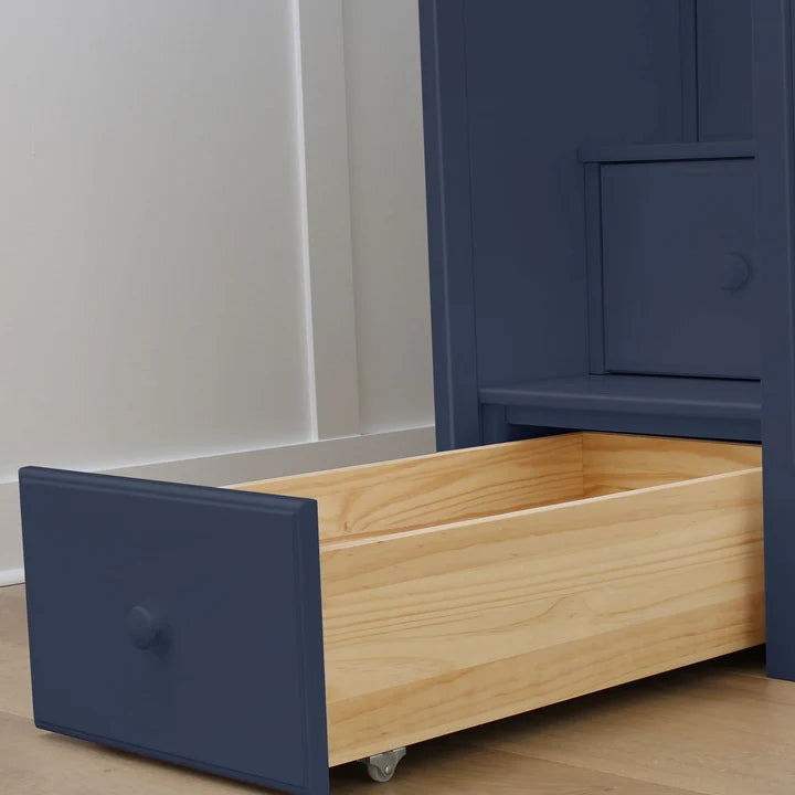 Oxford 2 Staircase Loft Bed Storage + Twin Bed