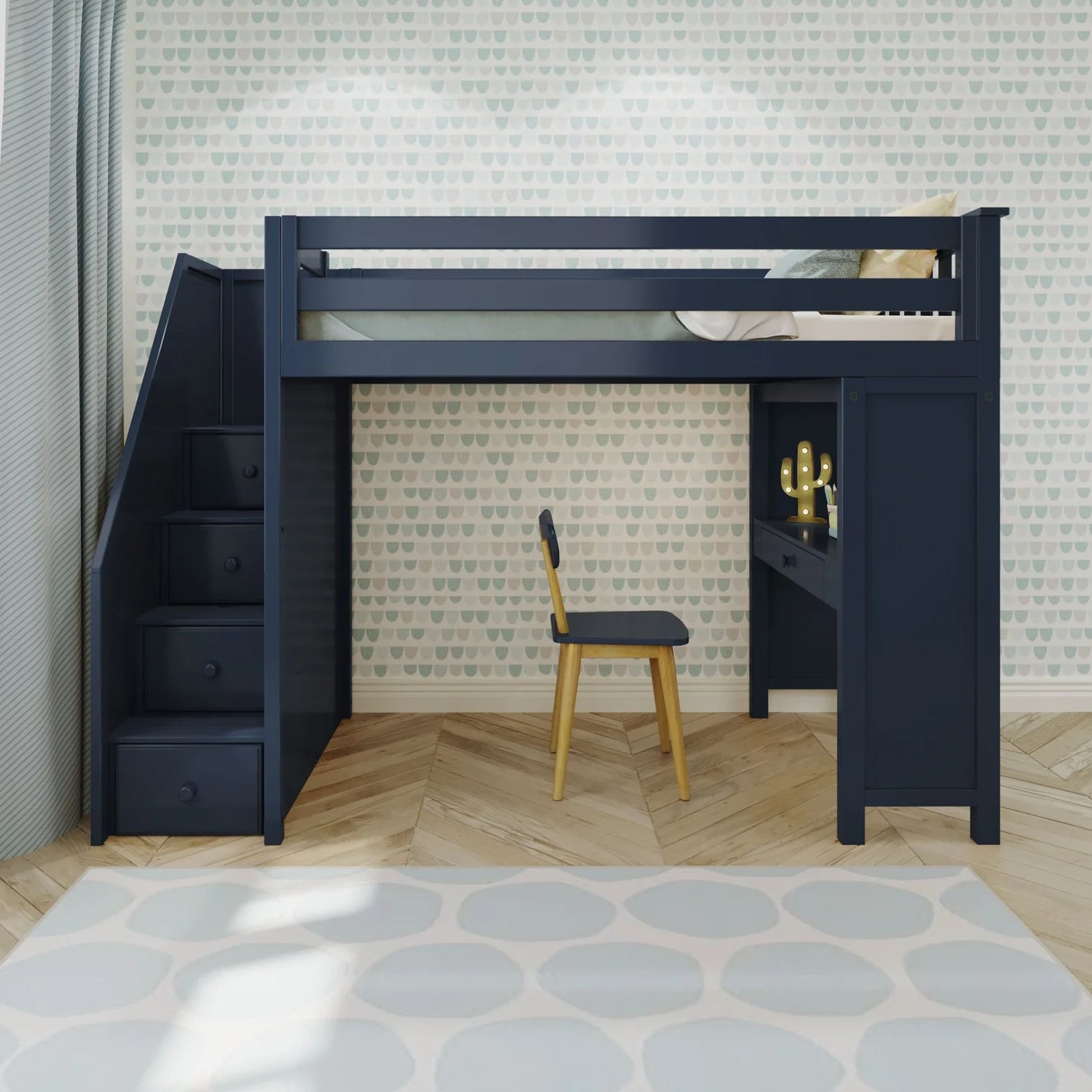 Brighton Staircase Loft Bed Study