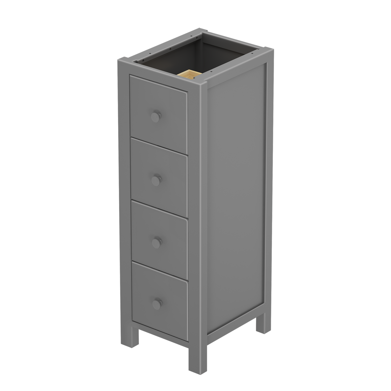 Narrow 4 Drawer Dresser