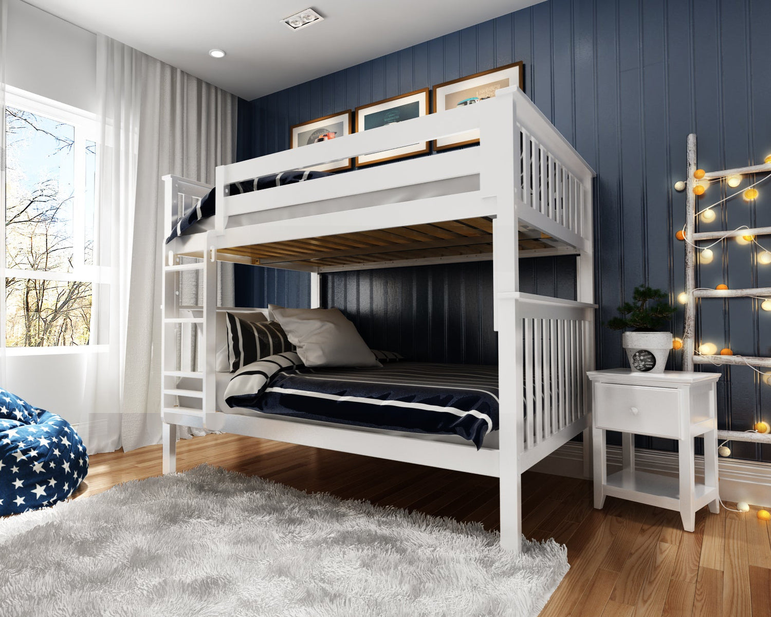 Full Bunk Bed with Ladder