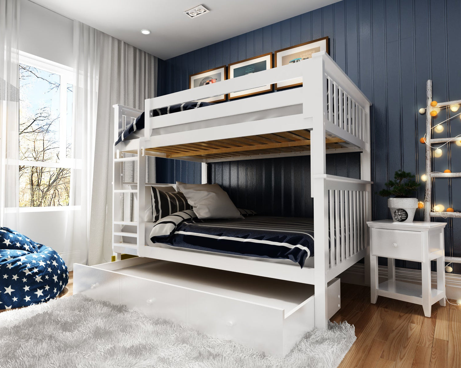 Full Bunk Bed with Ladder