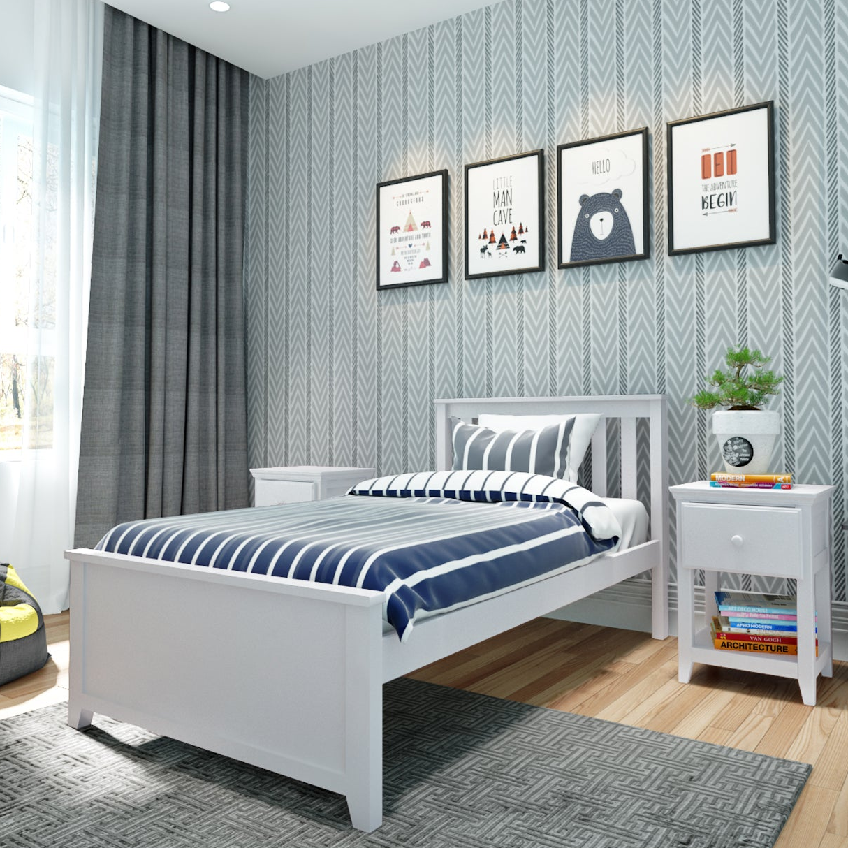 Dublin Twin Platform Bed