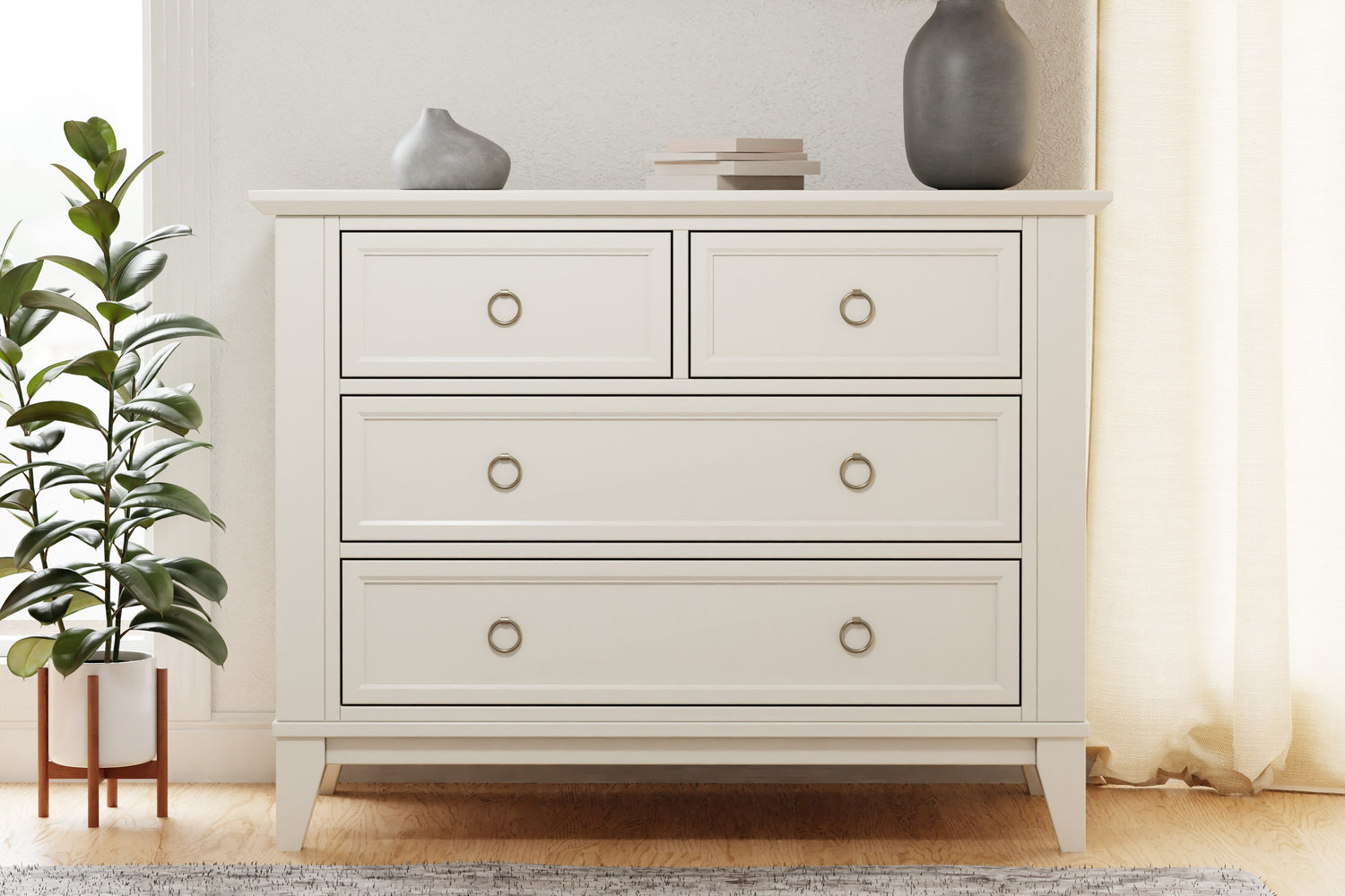Emma Regency 4-Drawer Assembled Dresser