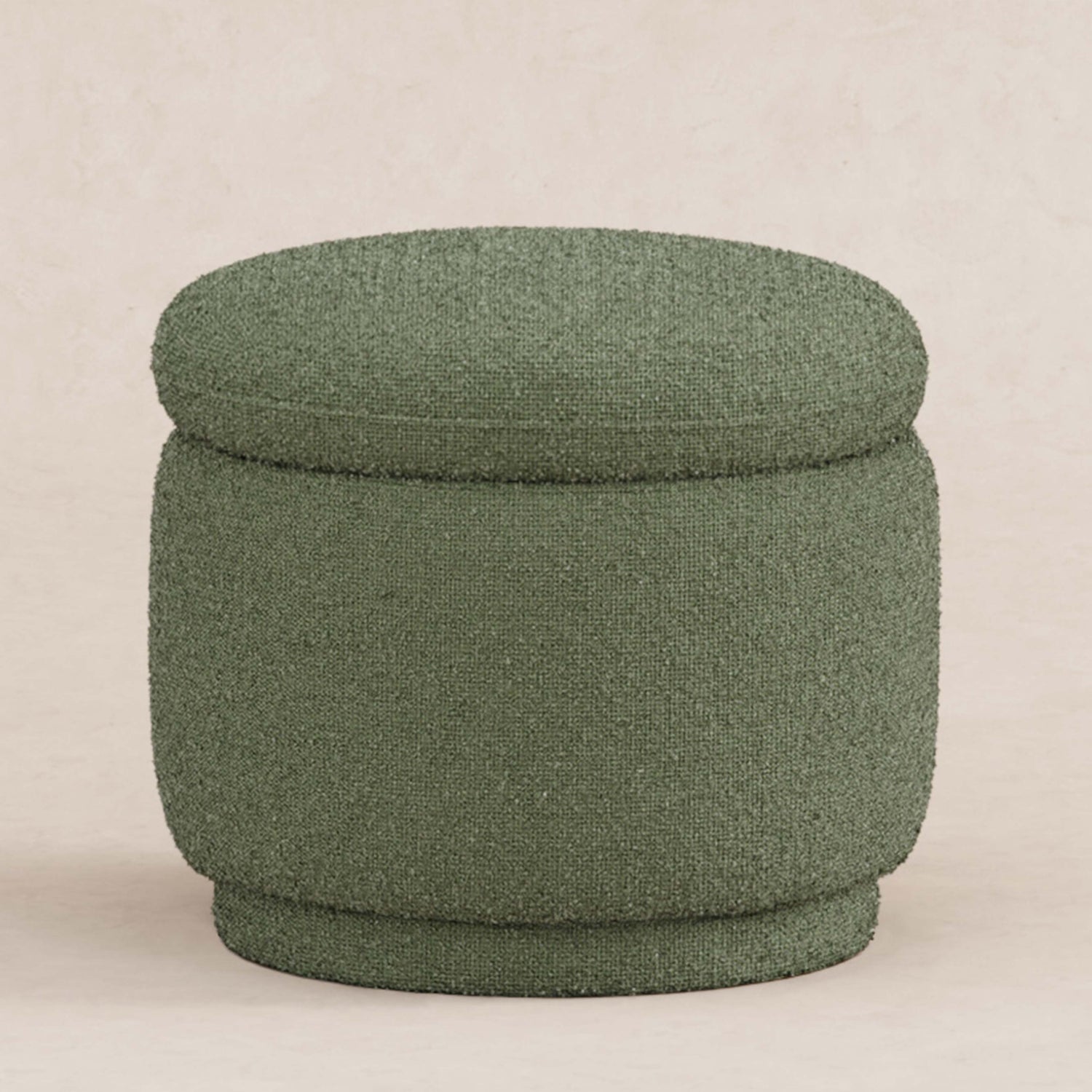Enoki Storage Ottoman in Boucle