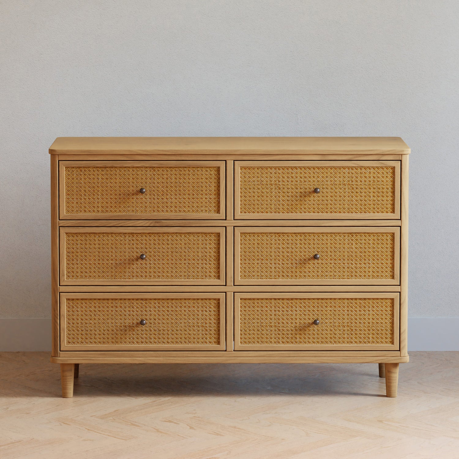 Marin with Cane 6 Drawer Assembled Dresser