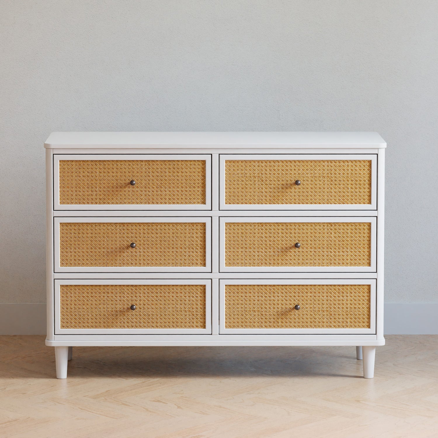 Marin with Cane 6 Drawer Assembled Dresser