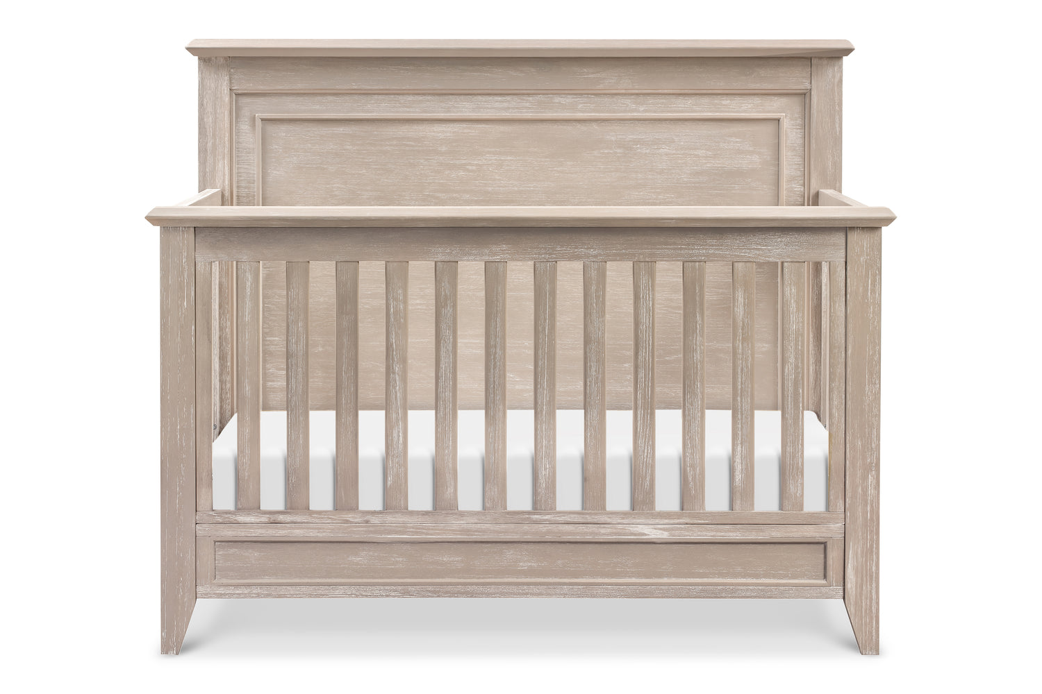 Beckett Rustic 4-in-1 Convertible Crib Flat Top Crib