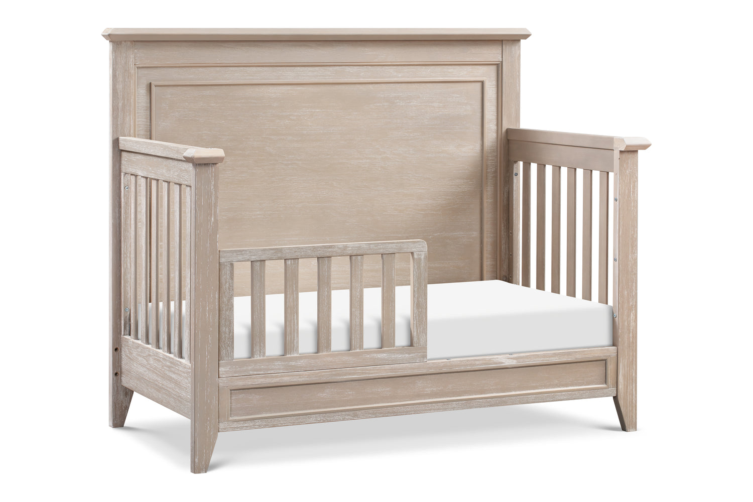 Beckett Rustic 4-in-1 Convertible Crib Flat Top Crib