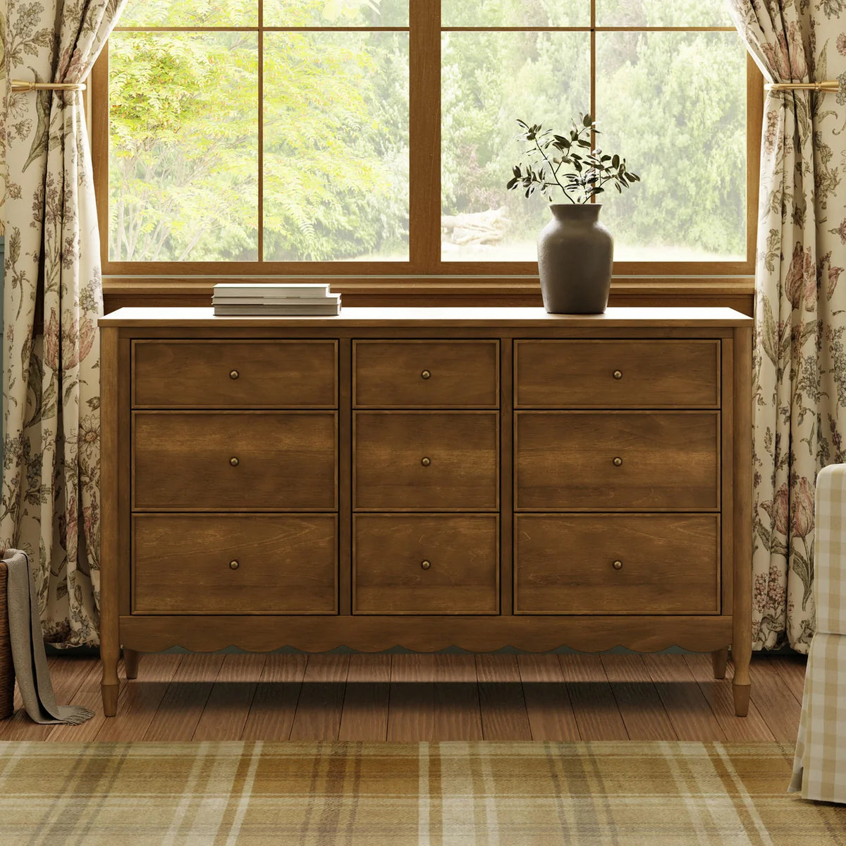 Ambrosia 9-Drawer Wide Assembled Dresser (56")