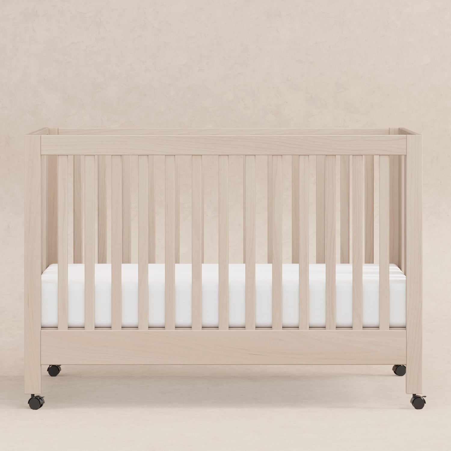 Maki Portable Folding Crib with Toddler Bed Conversion Kit