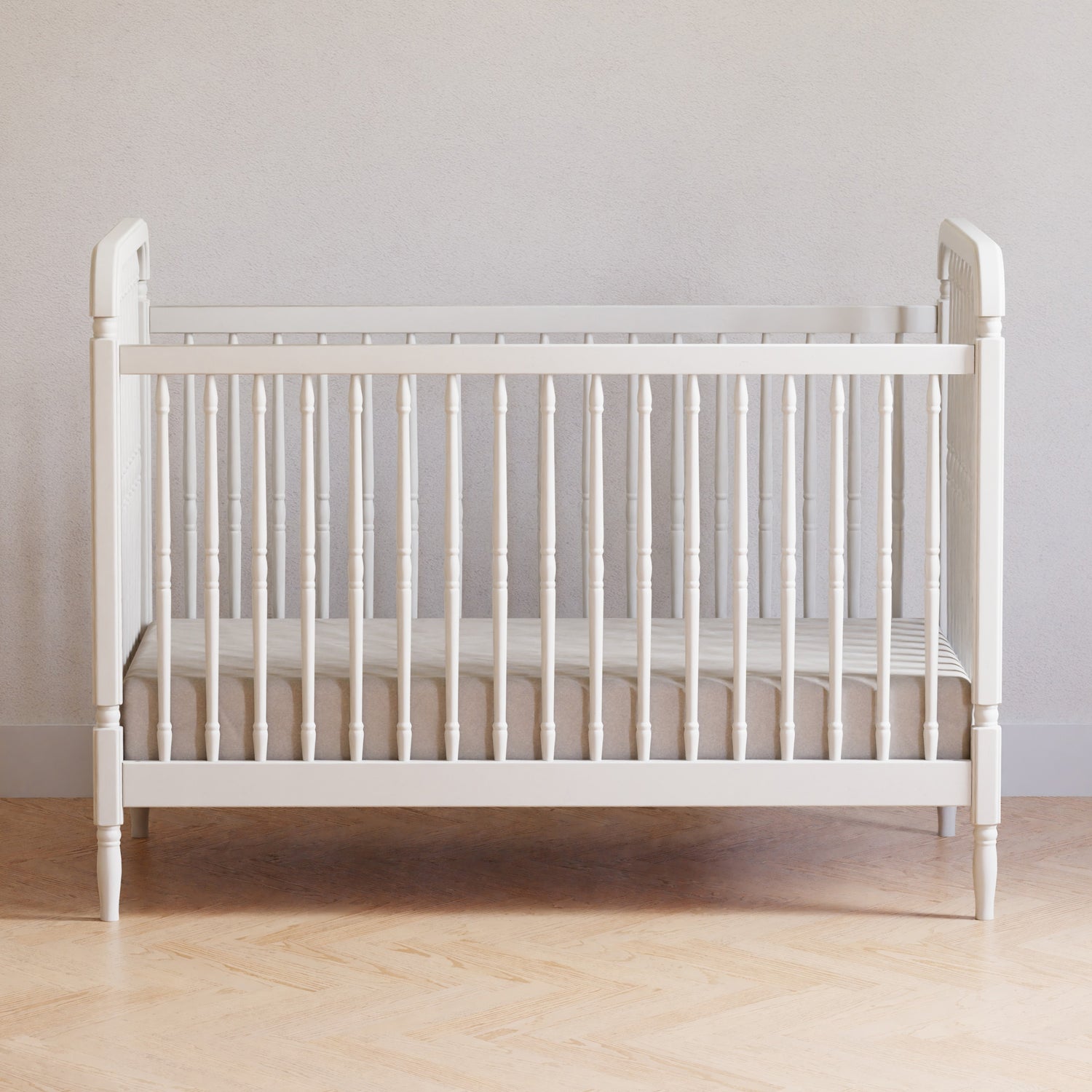 Liberty 3-in-1 Convertible Spindle Crib with Toddler Bed Conversion Kit