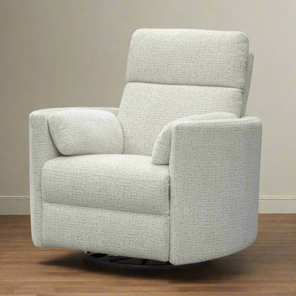 Parker House Radius Plus Swivel Glider Recliner with Power Tilt Headrest