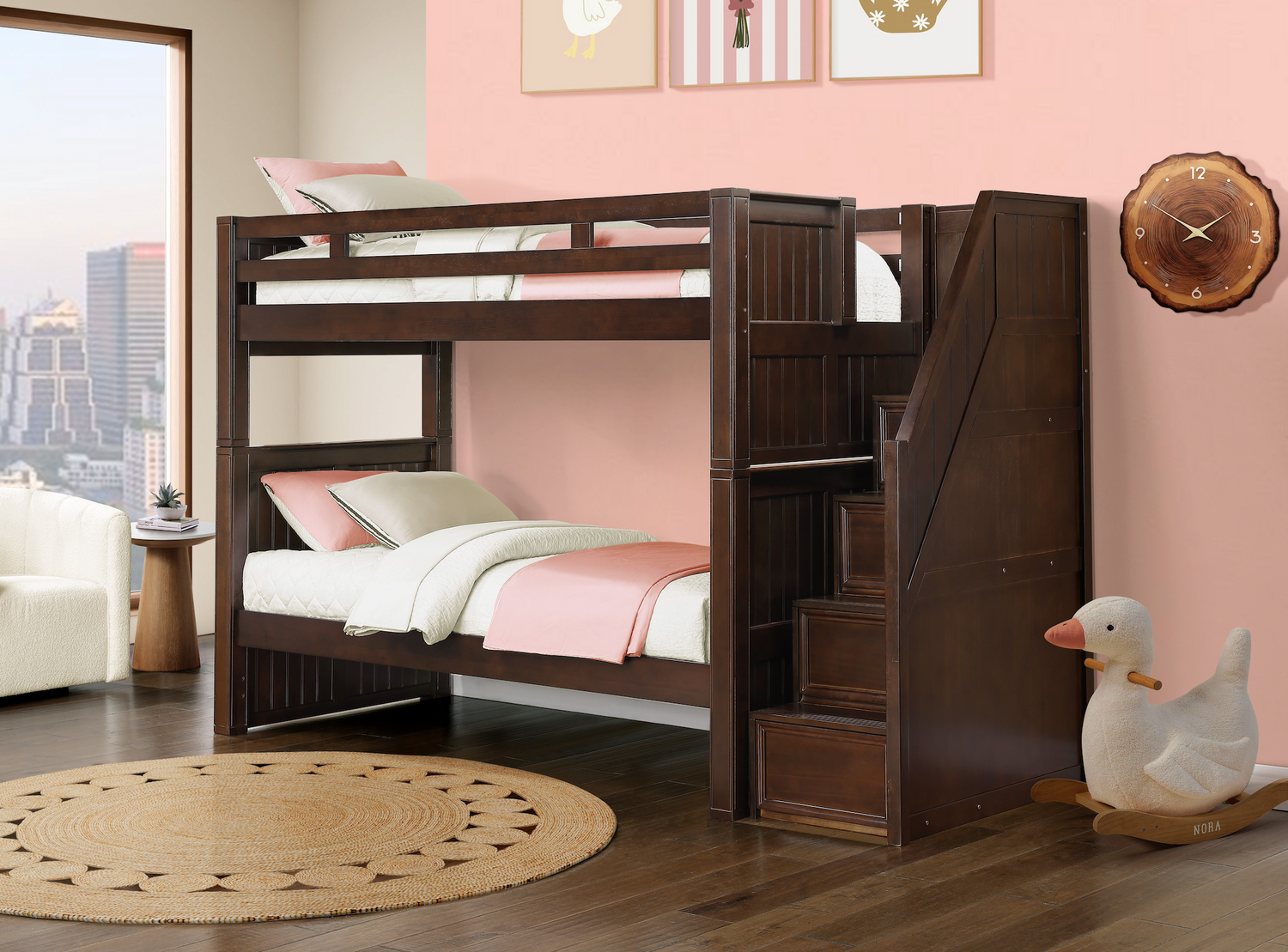 Cambridge Twin over Twin Ladder or Stairs