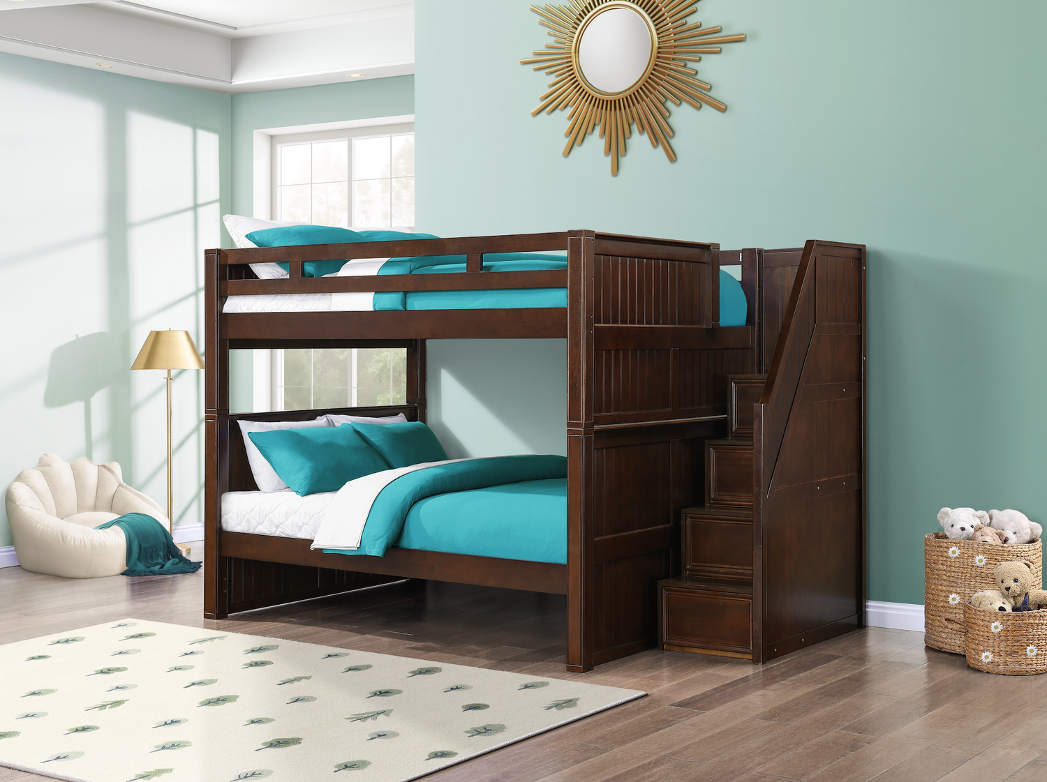 Cambridge Queen over Queen Ladder or Stairs