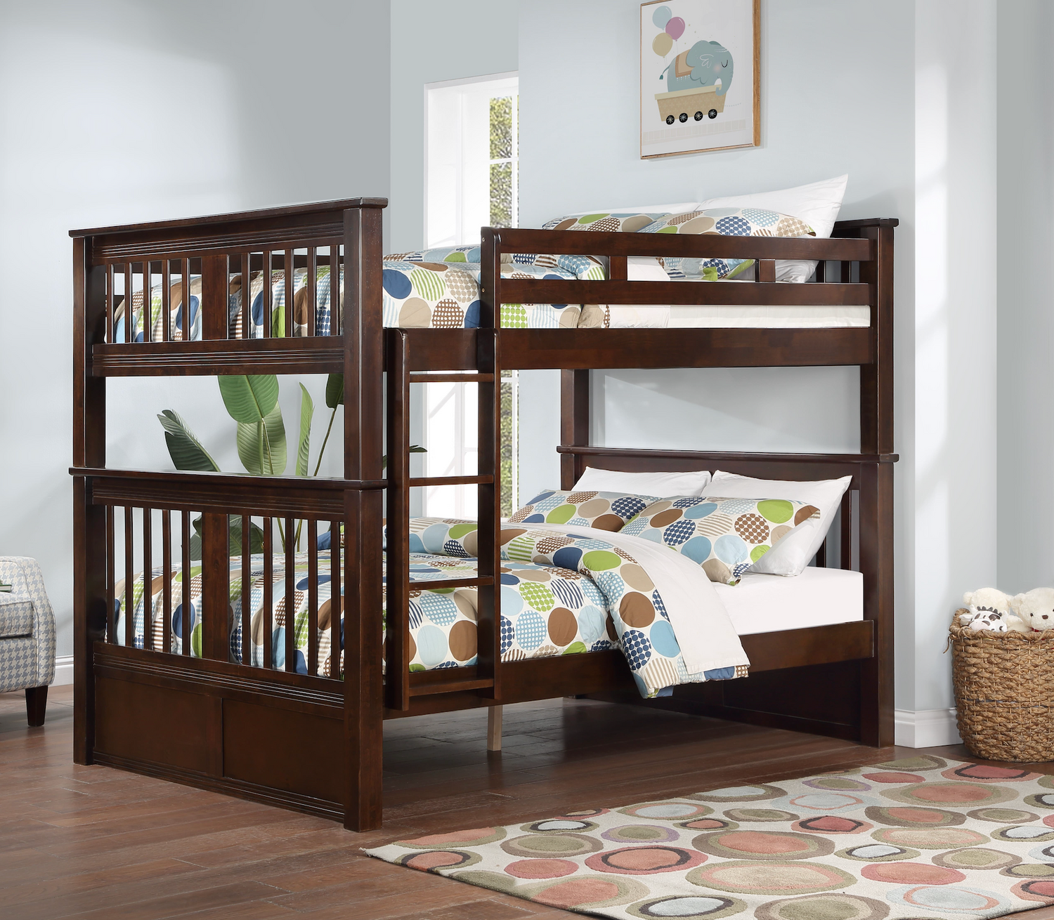 Boston Queen over Queen Bunk Bed