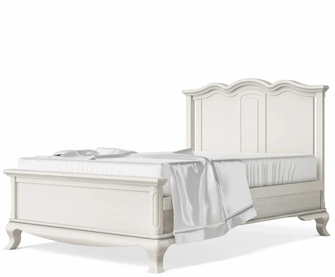 Cleopatra Full Bed / Solid Back