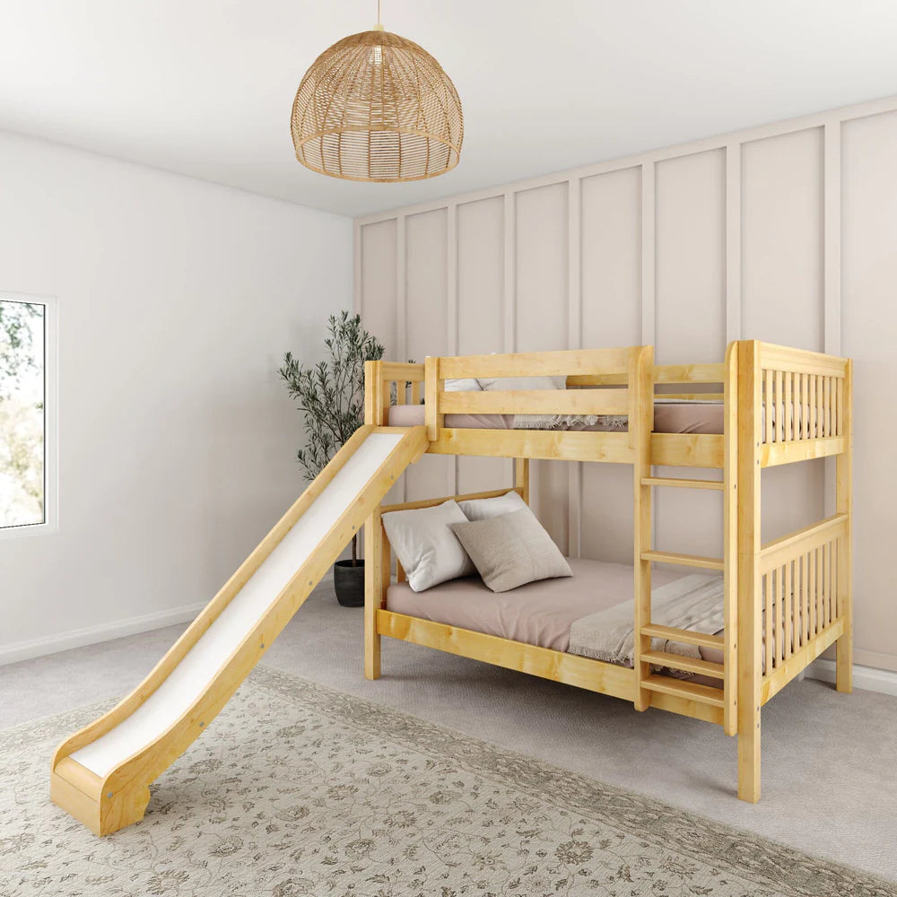 Classic Full Bunk Bed with Slide