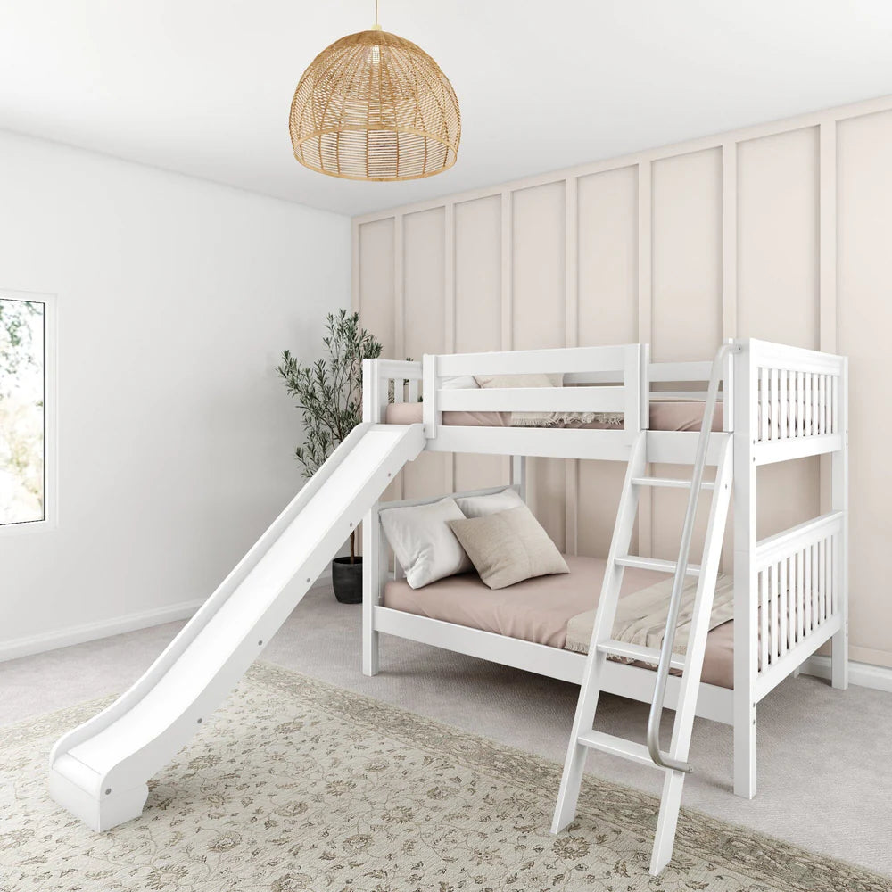 Classic Full Bunk Bed with Slide