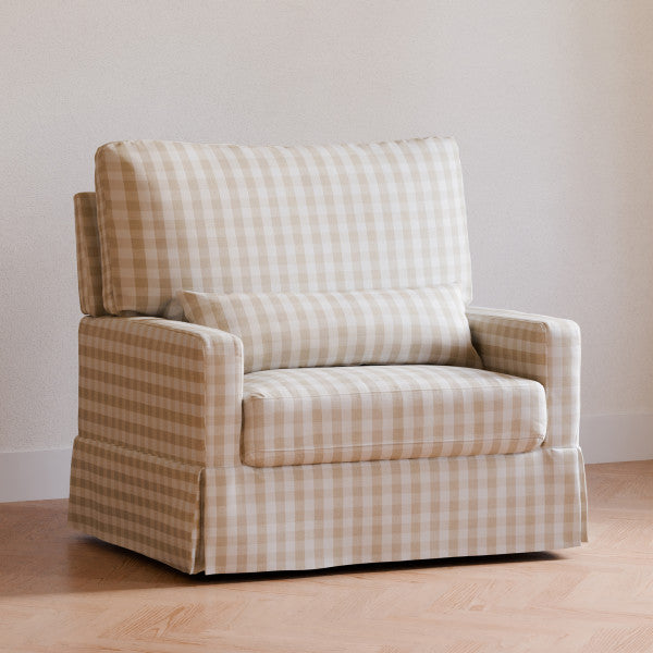 Crawford Pillowback Chair and a Half Comfort Swivel Glider