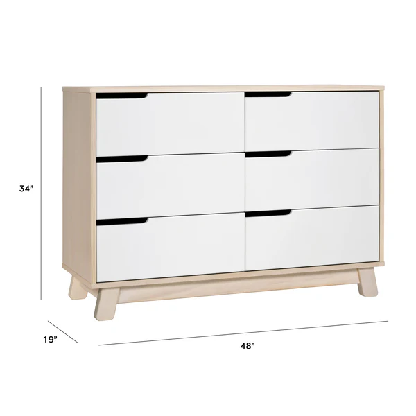 Hudson 6-Drawer Assembled Double Dresser