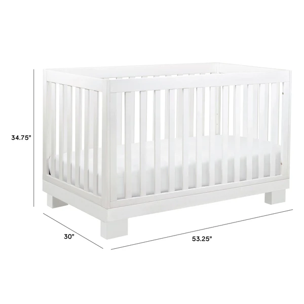 Modo 3-in-1 Convertible Crib with Toddler Bed Conversion Kit