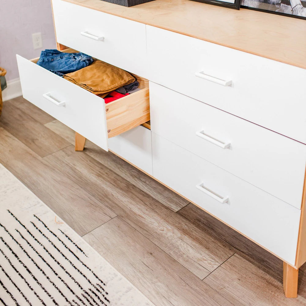 Modern 6 Drawer Dresser